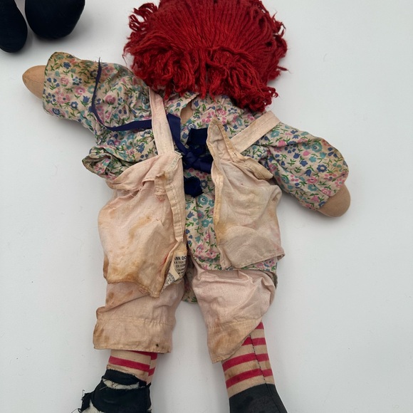 Vintage 1960’s Raggedy Anne And Andy Dolls By Knickerbocker. - Picture 4 of 9